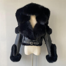 Load image into Gallery viewer, Hooded Crop Shearling